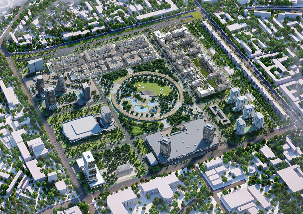 Özbekistan Taşkent City Çelik Konstrüksiyon İşleri